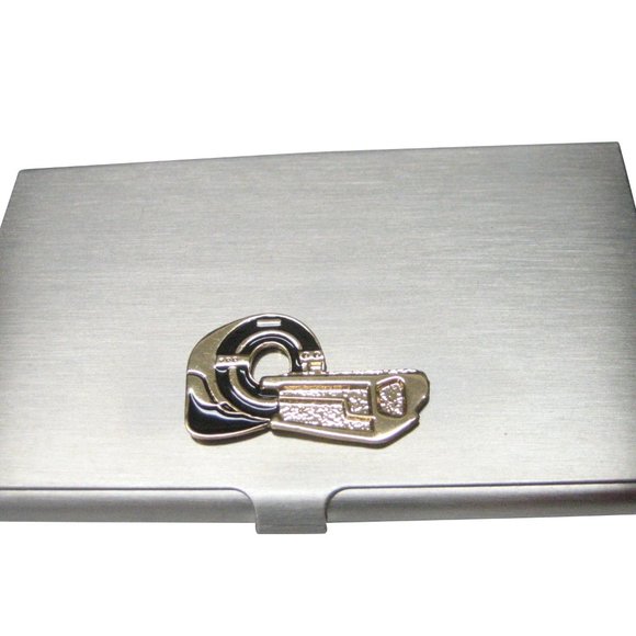 Magnetic resonance imaging scan device in Hospital. Medical  Medical MRI Magnetic Resonance Imaging Machine Radiologist Business Card Holder